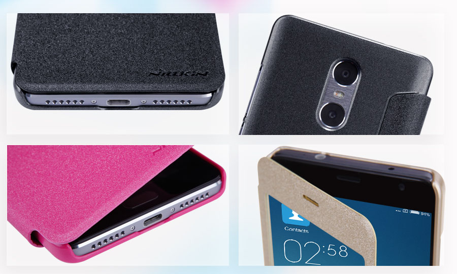 Nillkin New Sparkle Window View Leather Case For Xiaomi Redmi Pro