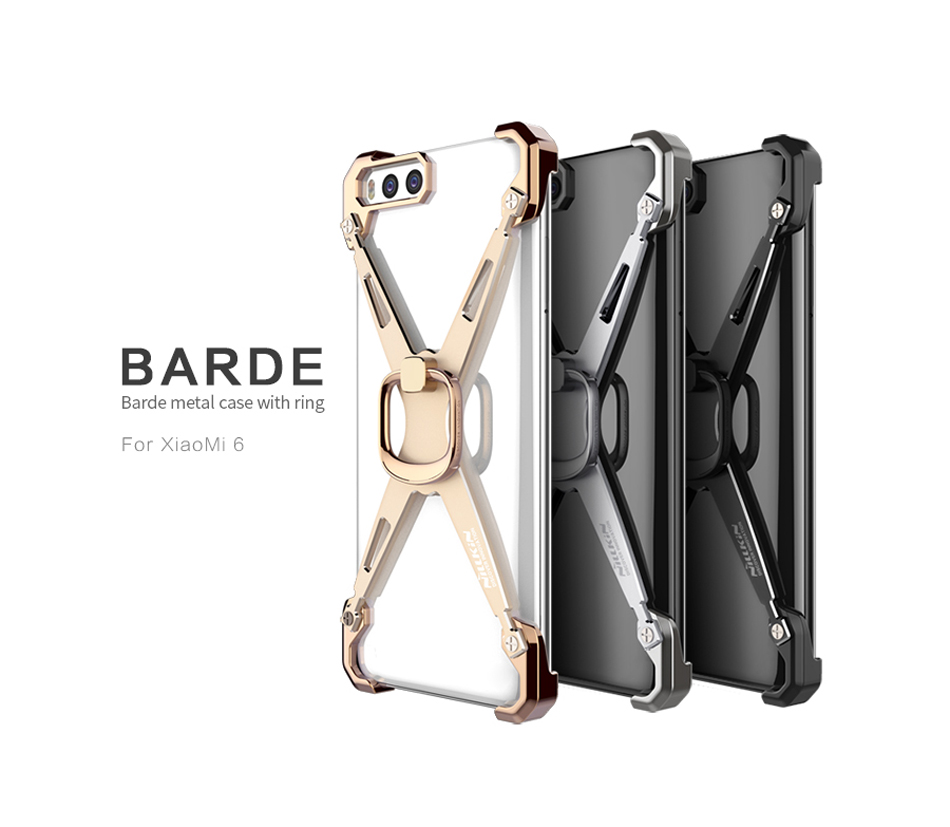 Nillkin Newest Barde Metal Case With Ring For Xiaomi Mi