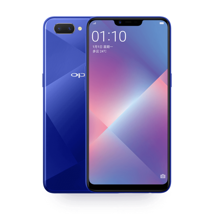 Buy Cloudza Oppo A5 2020 Blue Silicon 360 Degree Protection and