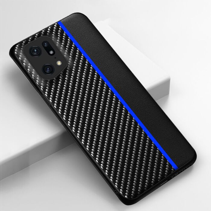 For OPPO Find X5 Pro Case Carbon Fiber Silicone Case for OPPO Find X5 Coque  Funda Cover Shockproof Case for OPPO Find X5 Lite - AliExpress