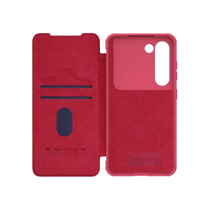Samsung Galaxy S23 Plus case red NILLKIN QIN PRO LEATHER