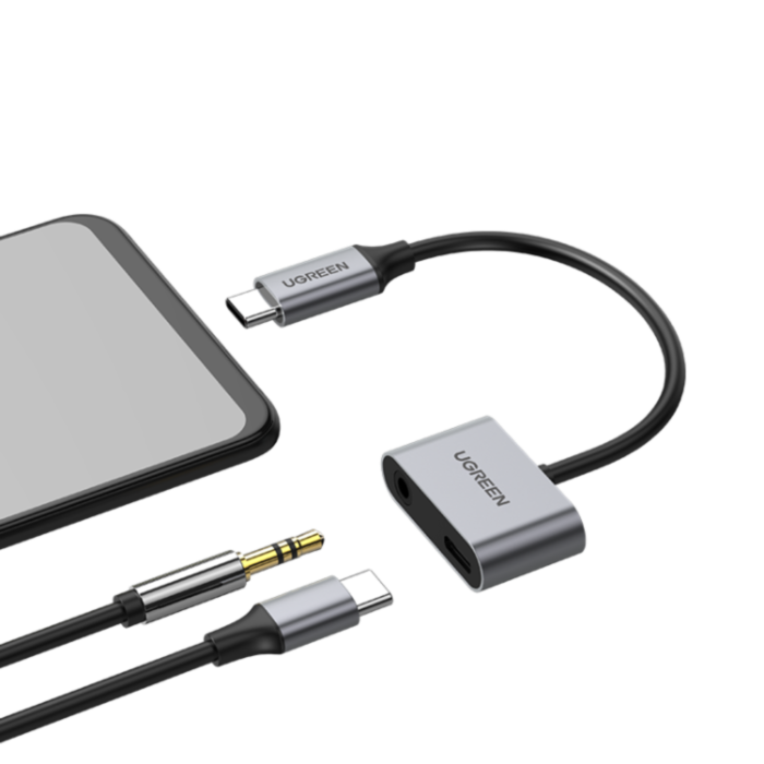 USB-C to 3.5mm Charger and Headphone Adapter